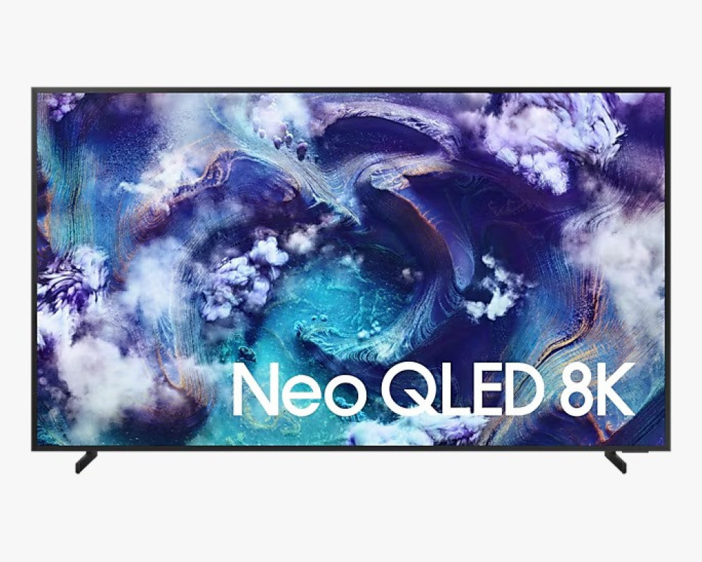 Samsung QA65QN900FUXKE 65-Inch Neo QLED 8K Smart TV – AI Upscaling, Metal Frame, Titan Black