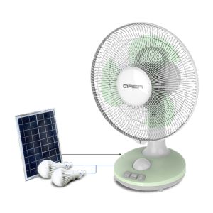 QASA 12INCH AC/DC RECHARGEABLE 3in1 SOLAR TABLE FAN  QRF-2912