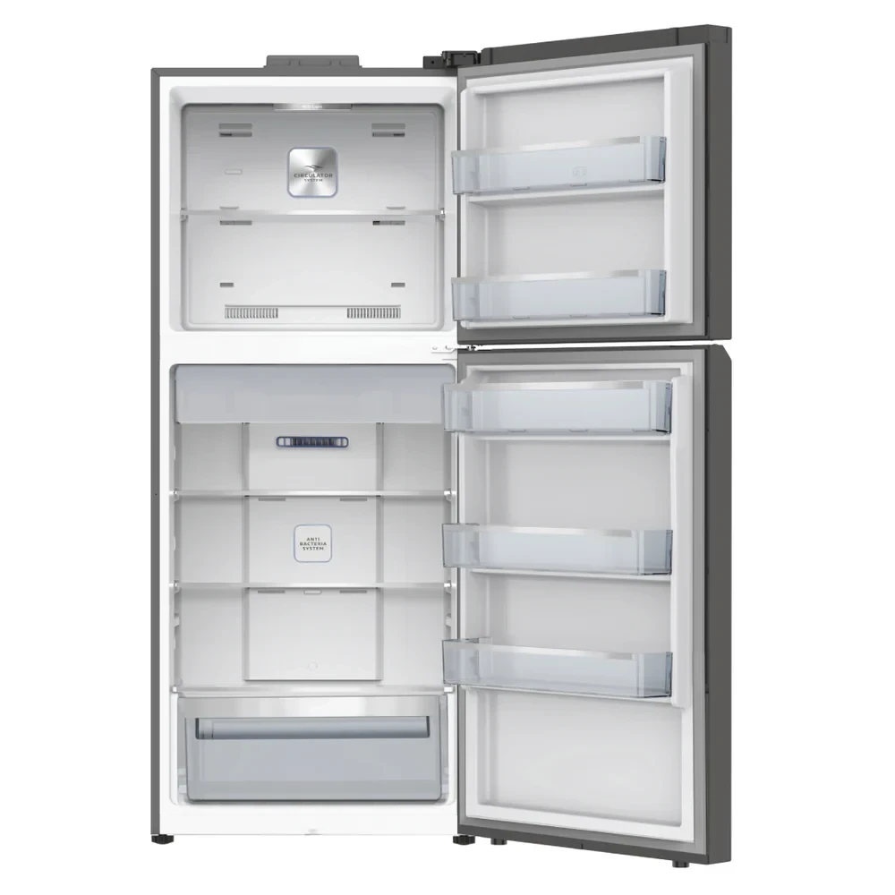 TCL 538L Double Door Refrigerator – No-Frost, Silver, Water Dispenser (P545TMS)
