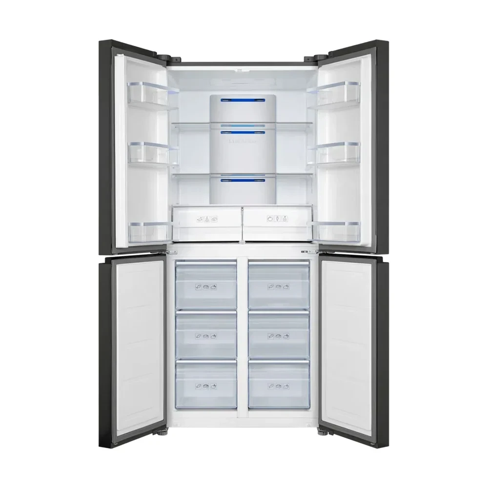 TCL 571L Side-by-Side Refrigerator – No Frost, Twin Eco Inverter, Silver (P570CD)