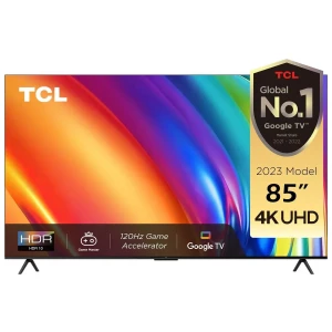 TCL 85P745 85-Inch 4K UHD Google TV – Dolby Vision/Atmos, HDR10+, 120Hz DLG, AI Picture Engine