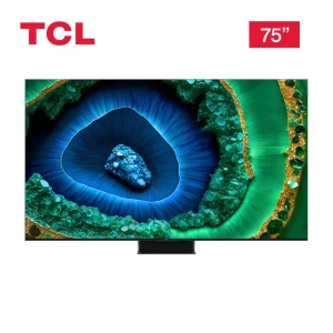 TCL 75C855 75-Inch QD-Mini LED 4K UHD Google TV – 144Hz, 3500 nits, Dolby Vision IQ & Onkyo 2.1.2 Sound