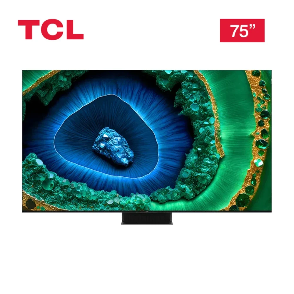 TCL 75C855 75-Inch QD-Mini LED 4K UHD Google TV – 144Hz, 3500 nits, Dolby Vision IQ & Onkyo 2.1.2 Sound