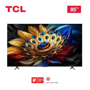 TCL 85 Inch QLED 4K UHD Smart Google TV (85C655) – Dolby Atmos, High Brightness+, Quantum Dot, Built-In 2.0ch Soundbar