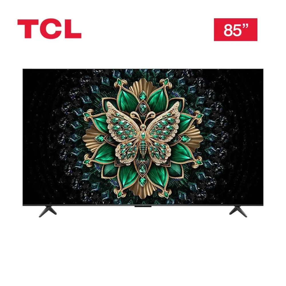 TCL 85 Inch QD-Mini LED 4K UHD Smart Google TV (85C6K) – Quantum Dot, 144Hz, Dolby Atmos, ONKYO Sound