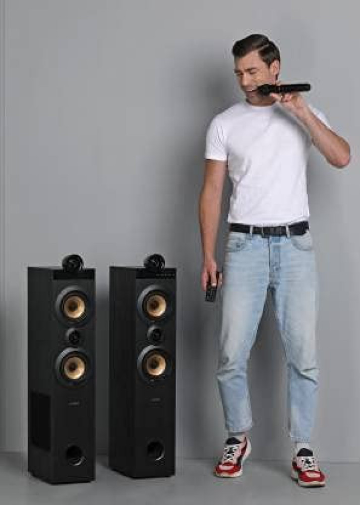 F&D T-70X 160W Tower Speaker with Bluetooth, Wireless Streaming & Powerful Sound – Black