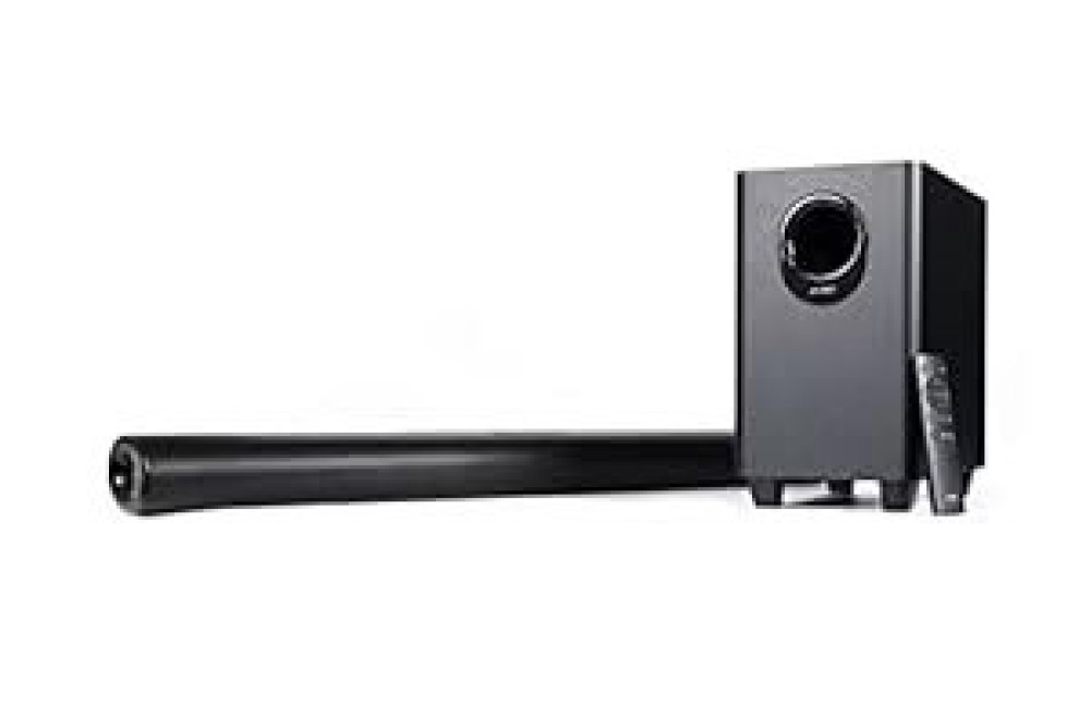 F&D HT-350 2.1 Channel 110W Bluetooth Soundbar with Wireless Subwoofer – Black