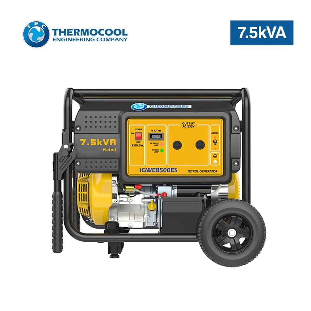 Haier Thermocool 7.5kVA/6.0kW Petrol Generator (TEC GEN PTR LRG IGWE 8500ES) – Electric Start, Copper Coil, Fuel Efficient