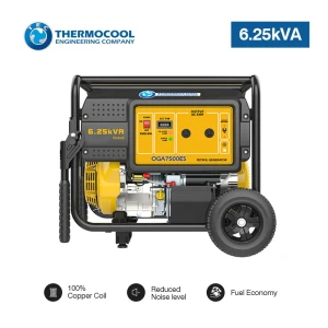 Haier Thermocool 6.25kVA/5.0kW Petrol Generator (TEC OGA 7500ES) – Easy Start, Copper Coil, Fuel Efficient