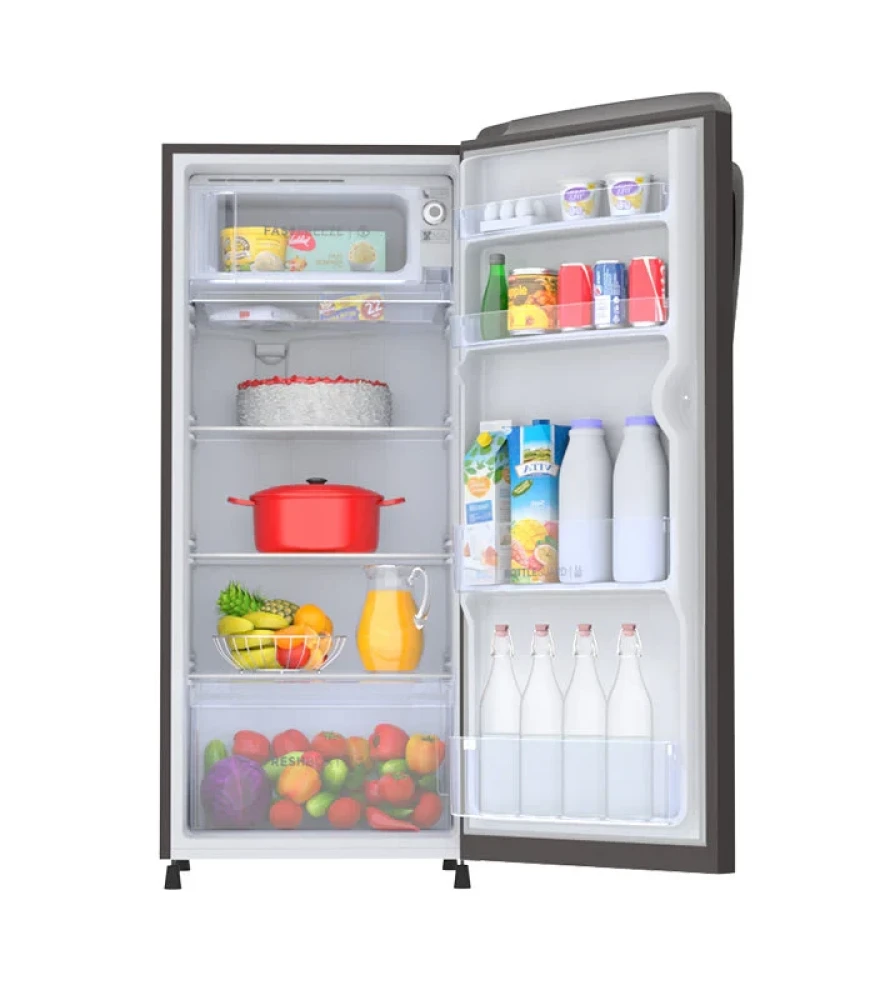 Haier 195L Single Door Refrigerator with Reversible Door – HR-195CS (Silver)