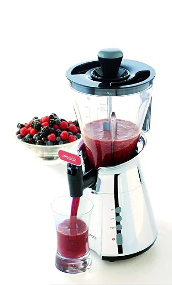 Kenwood 1.5L Blender – 500W with Pulse & Dispenser Tap | SB266 (Silver)