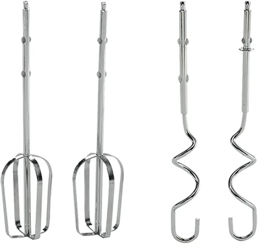 Kenwood 300W Hand Mixer – 5 Speeds + Turbo with Kneaders | HMP20 (White & Silver)