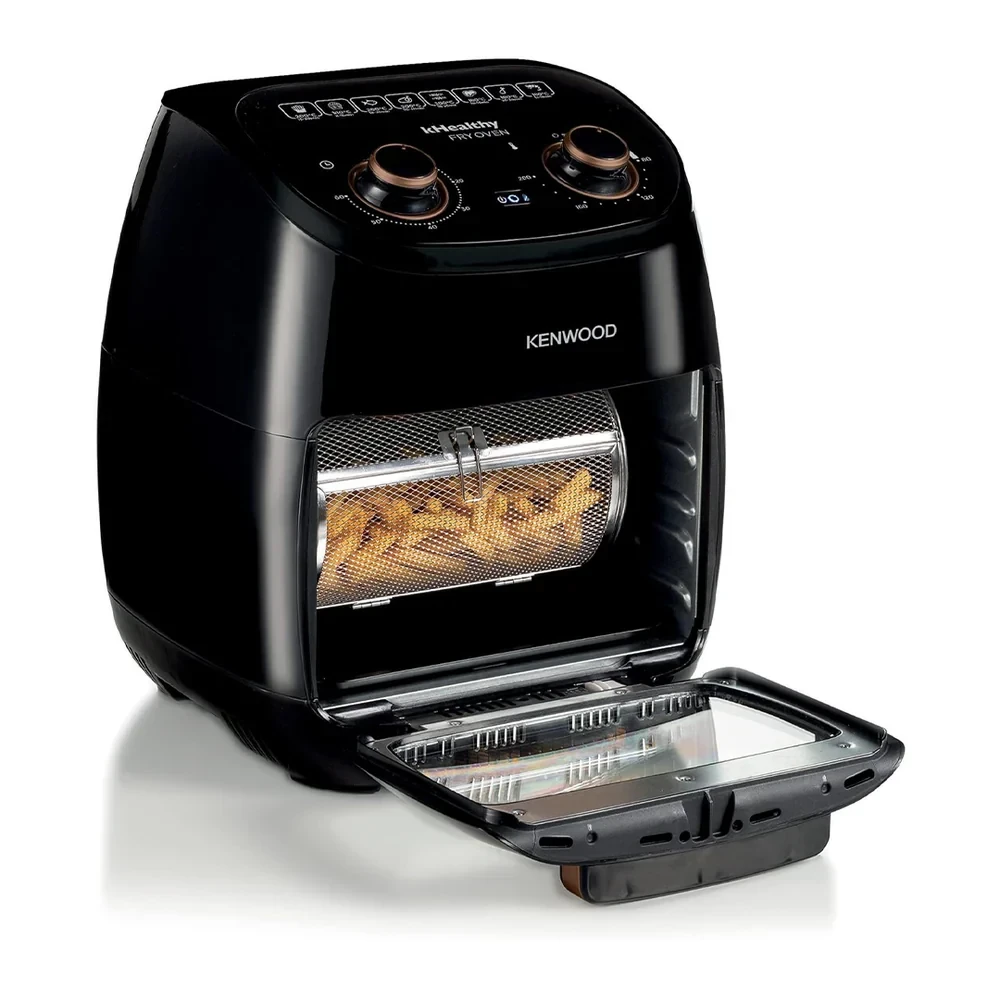 Kenwood 11L Air Fryer – 2000W Digital Touchscreen with Rotisserie | HFP90 (Black)