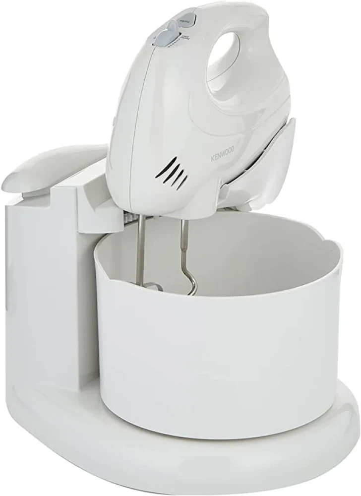 Kenwood 250W Hand Mixer – 6 Speeds + Pulse with Beaters & Kneaders | HM430 (White)