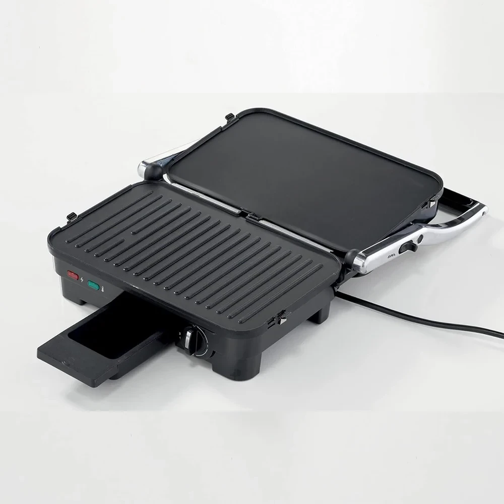 Kenwood 1800W Heat Grill – Non-Stick Contact Grill with Fat-Draining Tray | HGM50
