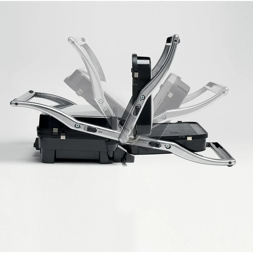 Kenwood 1800W Heat Grill – Non-Stick Contact Grill with Fat-Draining Tray | HGM50