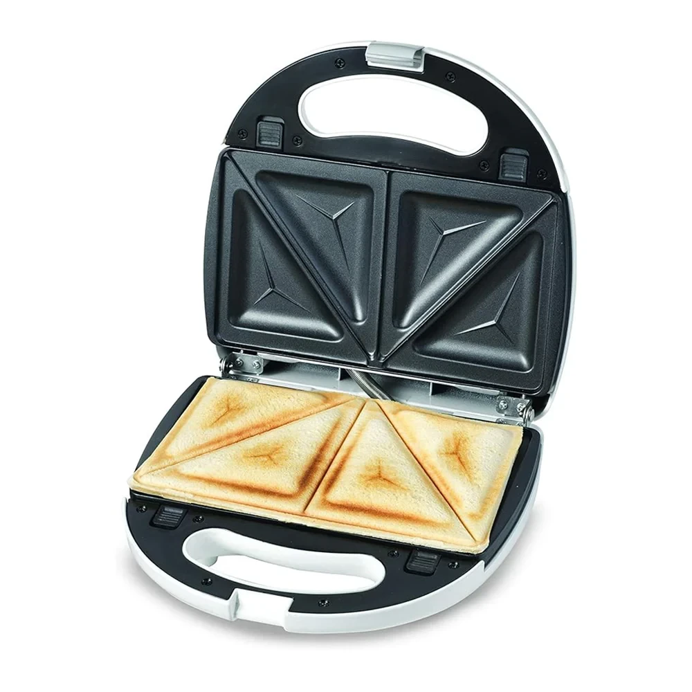 Kenwood 2-in-1 Sandwich Maker & Grill – 750W Non-Stick Plates | SMP01.A0WH (White)