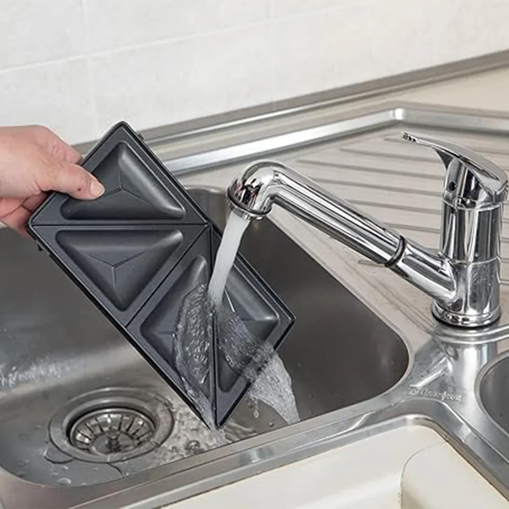 Kenwood 2-in-1 Sandwich Maker & Grill – 750W Non-Stick Plates | SMP01.A0WH (White)