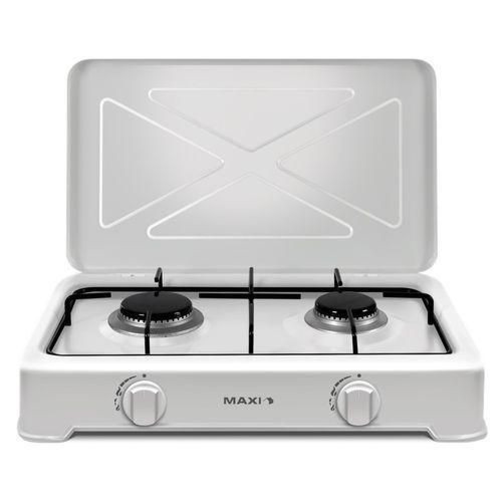 Maxi Tabletop Gas Cooker 2 Burners (200OC) – Compact & Efficient Cooking Solution