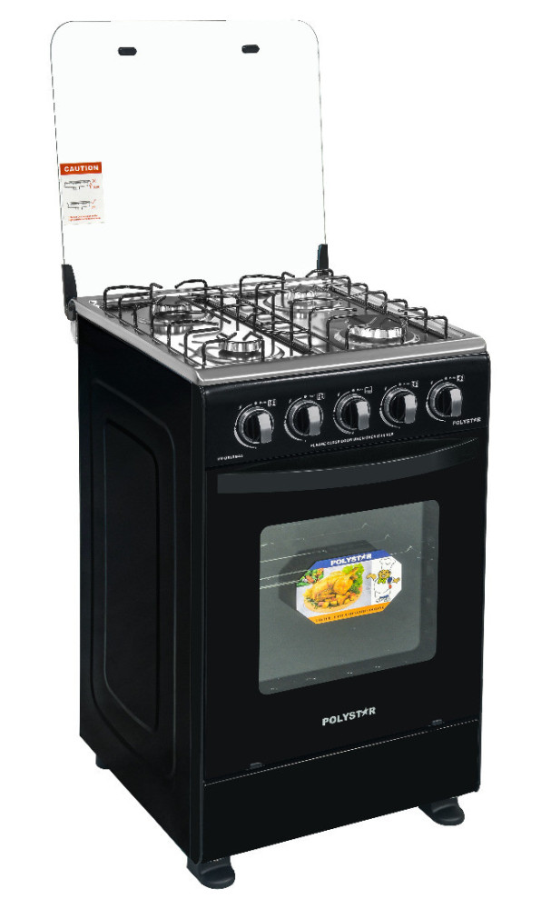 POLYSTAR 4 BRASS BURNER GAS COOKER WITH AUTO IGNITION|PV-S55G4A
