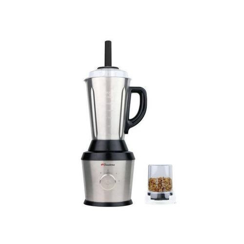 Binatone BLG-605SS 1.5L Stainless Steel Blender & Grinder – 500W Copper Motor, Ice-Crushing Blades for Smoothies & Tough Grinding