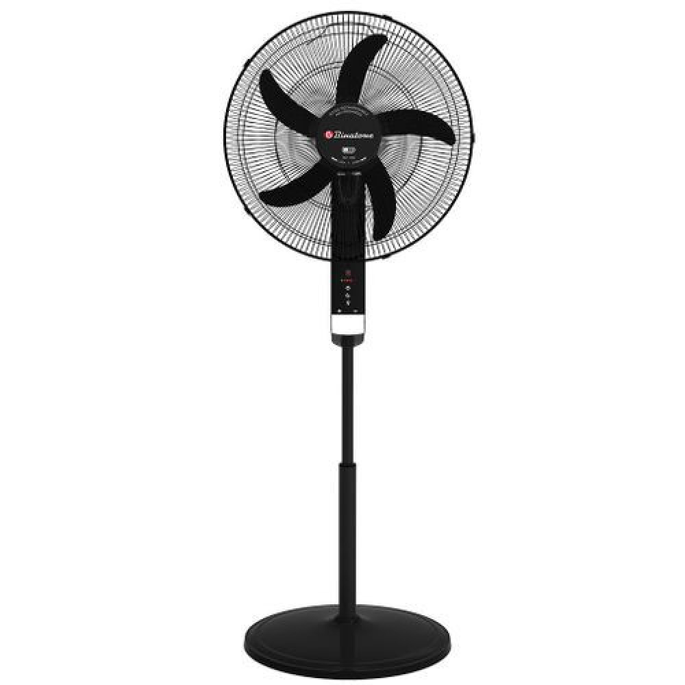 Binatone RCF-1858 18" Rechargeable Standing Fan – Up to 50 Hours Backup, Remote Control, USB Charging & LED Light