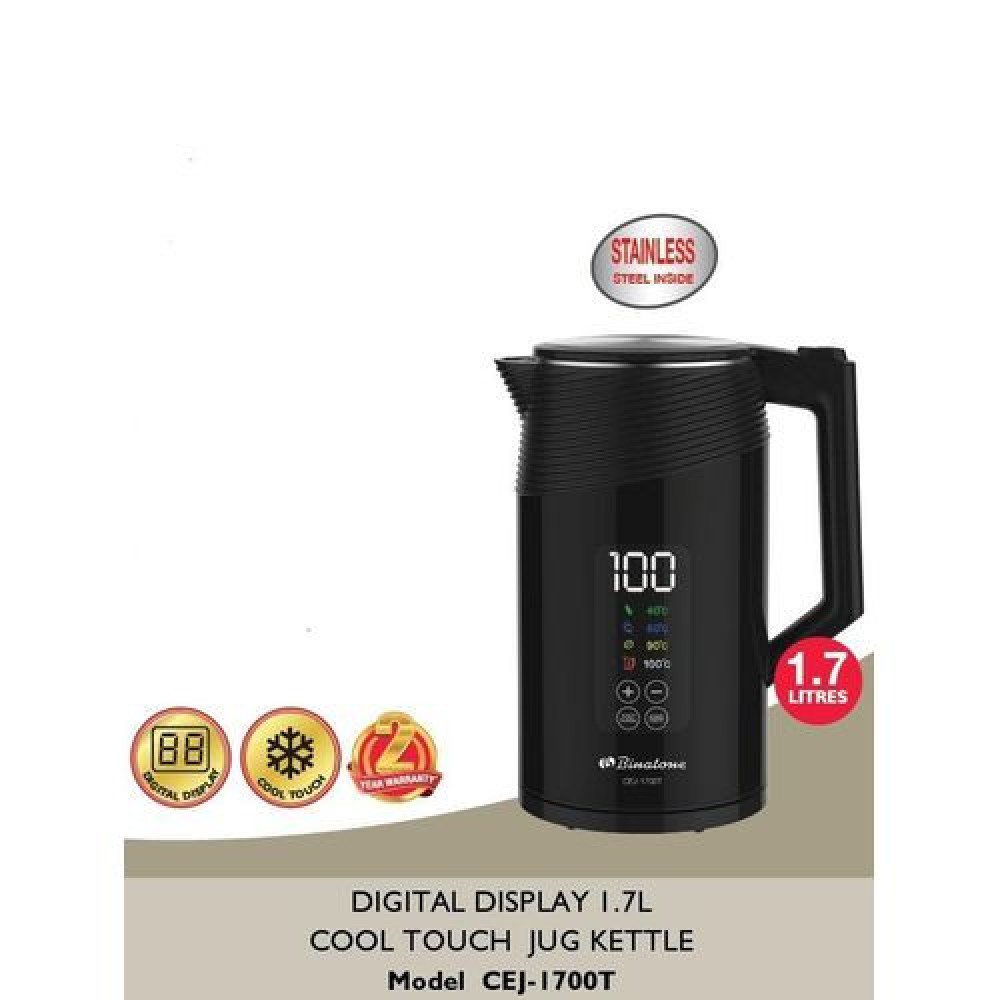Binatone 3L Digital Kettle 2200W (CEJ-1700T) – Rapid Boil & Keep Warm