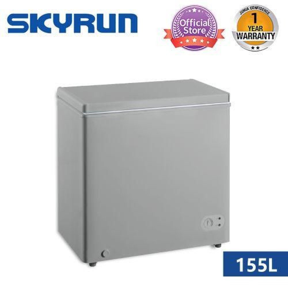 Sh Skyrun 155 Litres Chest Freezer (BD-155HNW) - Grey