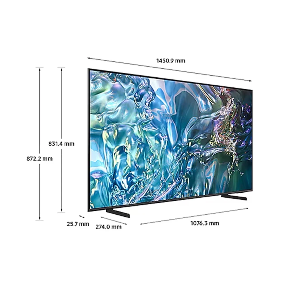 Samsung 65-Inch QLED AI Smart TV (2025 Model – QA65Q7FAAUXKE) | 4K UHD, Quantum HDR, Q4 AI Processor & Tizen OS