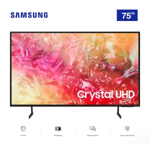 Samsung 75-Inch UHD Smart TV (UA75DU7000) – Crystal 4K Processor, PurColor, Motion Xcelerator & Tizen OS