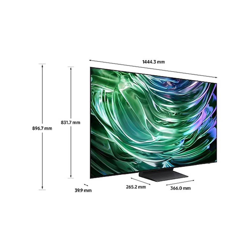 Samsung 65-Inch OLED AI Smart TV QA65S90DAUXKE 4K UHD HDR+ NQ4 AI Gen2 Processor 144Hz Motion