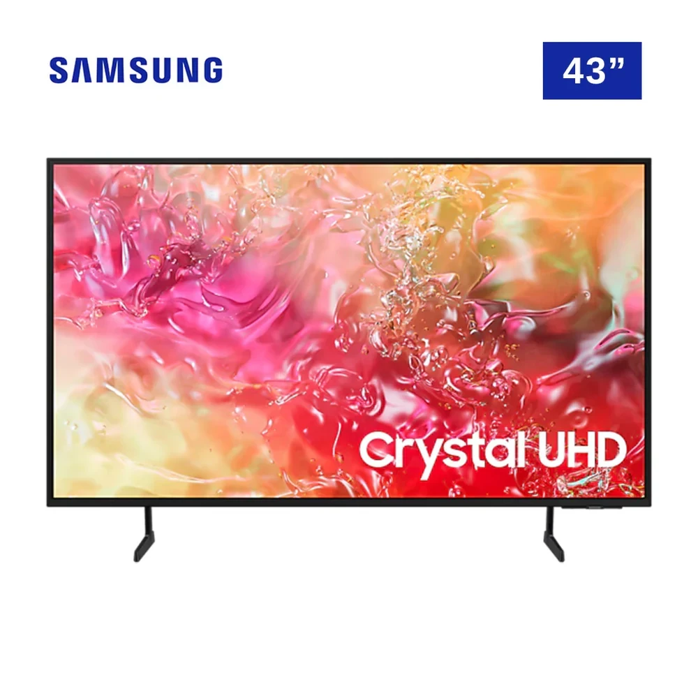 Samsung 43-Inch Crystal UHD 4K Smart TV (UA43DU7000UXKE) – PurColor, HDR, Motion Xcelerator & Slim Design