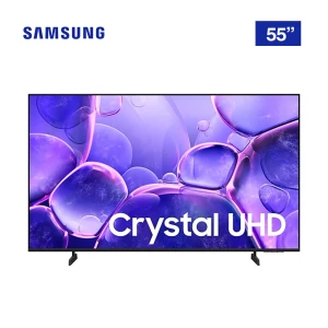 Samsung 55″ Crystal UHD 4K Smart TV (UA55U8000FUXKE, 2025 Model) – Slim MetalStream Design