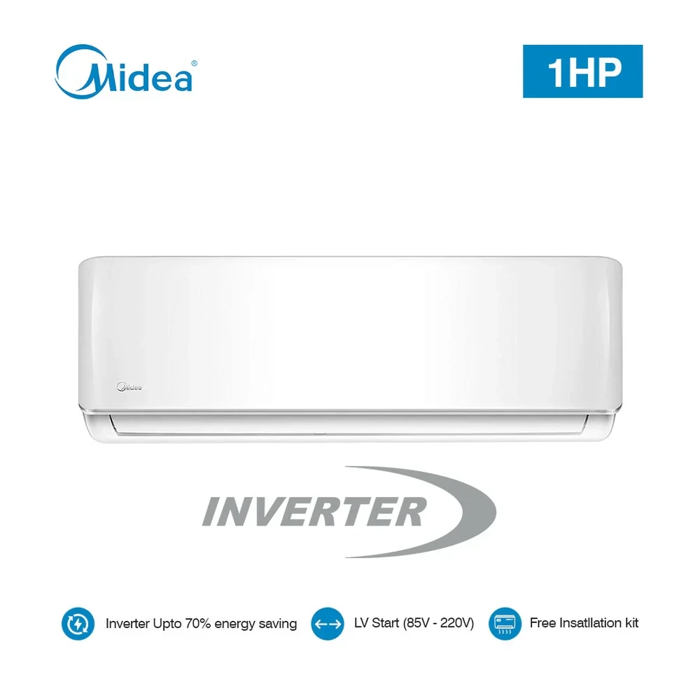 Midea 1HP Inverter Split AC (MSAF24A-09CRDNI) – Energy Efficient & Silent Cooling