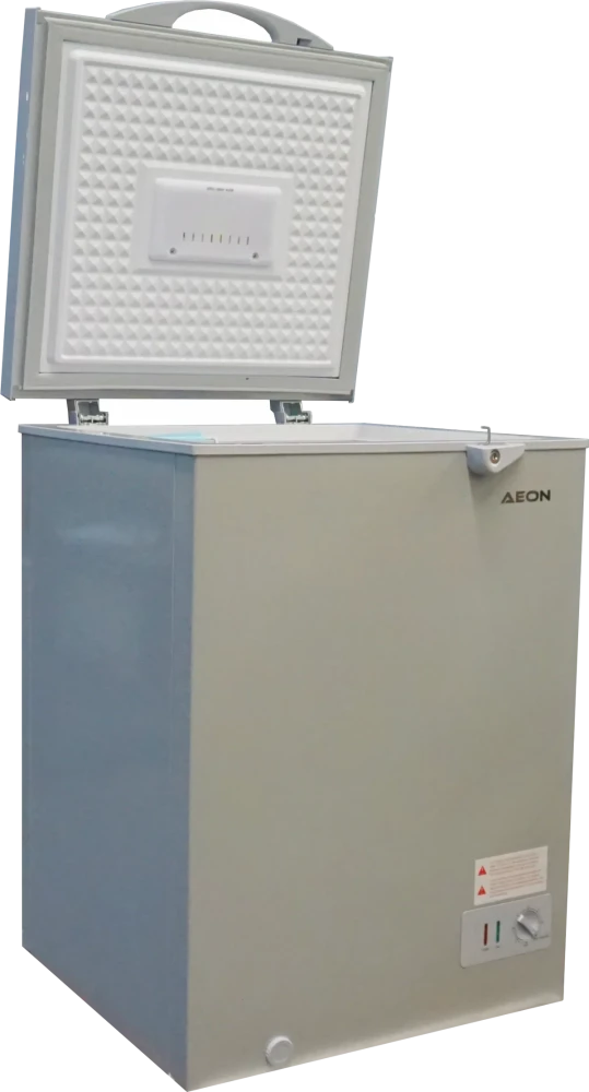 AEON 102L Chest Freezer with Lock and LED Light – Grey ACF100GK