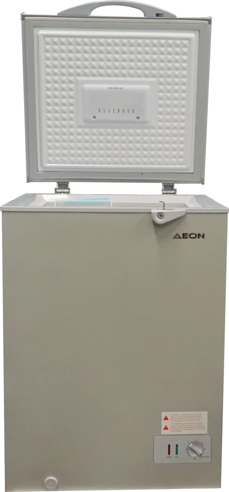 AEON 102L Chest Freezer with Lock and LED Light – Grey ACF100GK