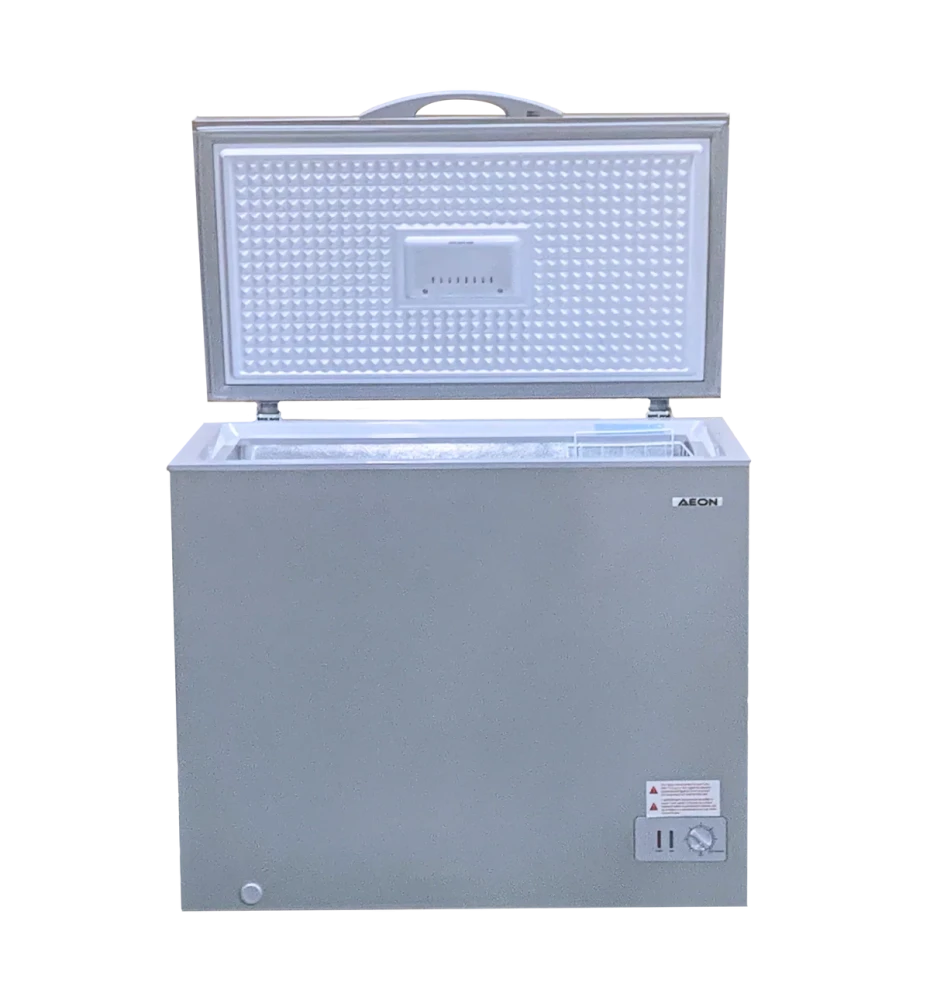 AEON 202L Chest Freezer with Adjustable Thermostat & Lock – Grey ACF200GK