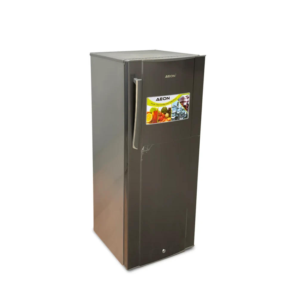 AEON 175L Single Door Fridge with Vegetable Crisper & Freezer – Grey RS180L