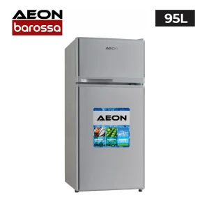 AEON 95L Double Door Fridge with D-Frost Cooling – Grey ART93G