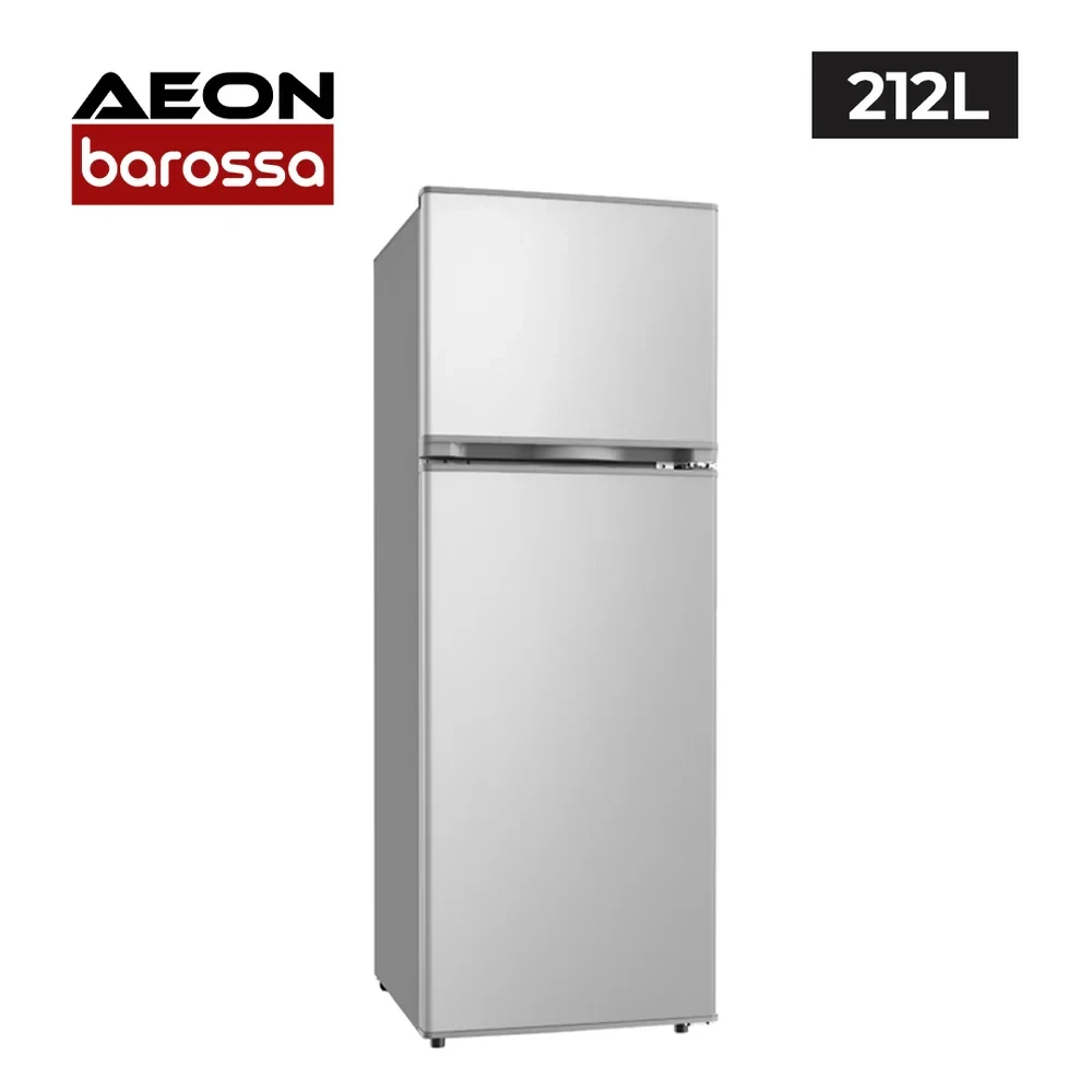 AEON 212L Grey Double-Door Refrigerator – 4-Star Freezer & Spacious Fridge (Model ART205G)