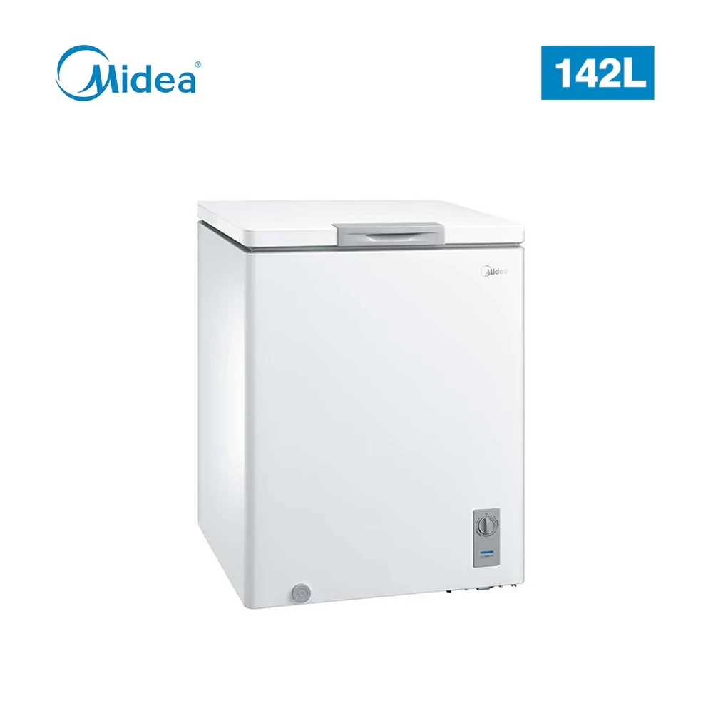MIDEA 142L Chest Freezer – Fast Freezing & Even Cooling (Model MDRC207FZG43NGG, Grey)