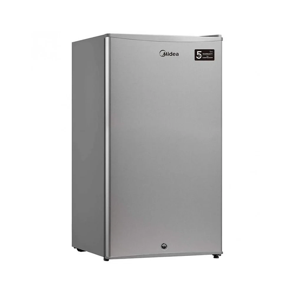 MIDEA 85L Single Door Refrigerator – Fast Cooling & Adjustable Shelves (Model MDRD133FGG50, Silver)