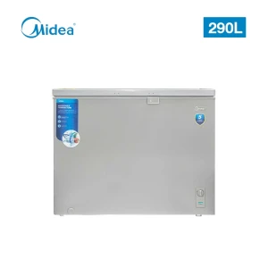 MIDEA 290L Chest Freezer – Inverter Compressor & Digital LED Control (Model MDRC407FZG43NGG, Silver)