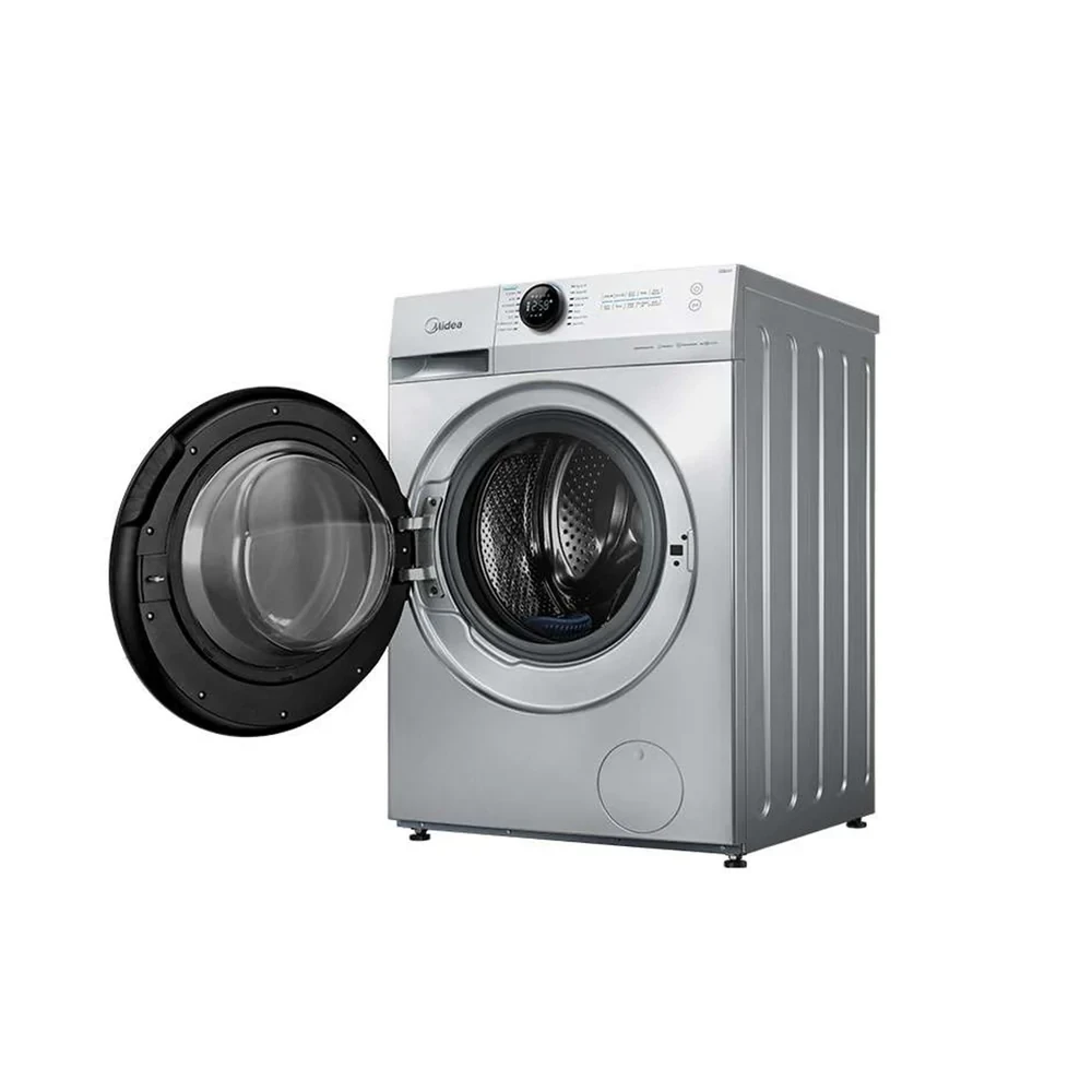 MIDEA 8kg Washer & 6kg Dryer – Wi-Fi Connected, Steam Care & Turbo Wash (Model MF200D80WB/T, Titanium)