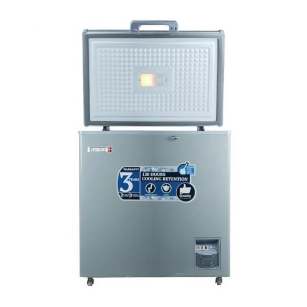 ScanFrost 150L Single Door Freezer – Silver, Energy Efficient (SFL150ECO)