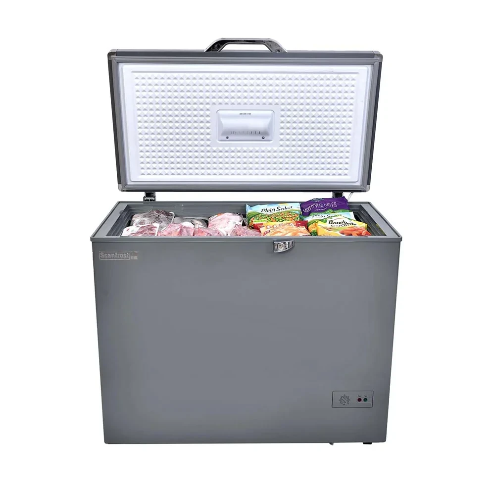 ScanFrost 200L Single Door Freezer – Silver, Energy Efficient (SFL200ECO)