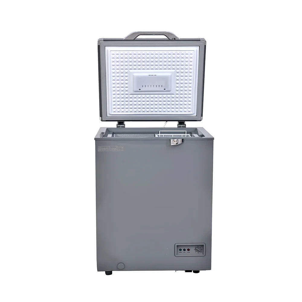 ScanFrost 100L Single Door Freezer – Silver Inox, Energy Efficient (SFL100ECO)