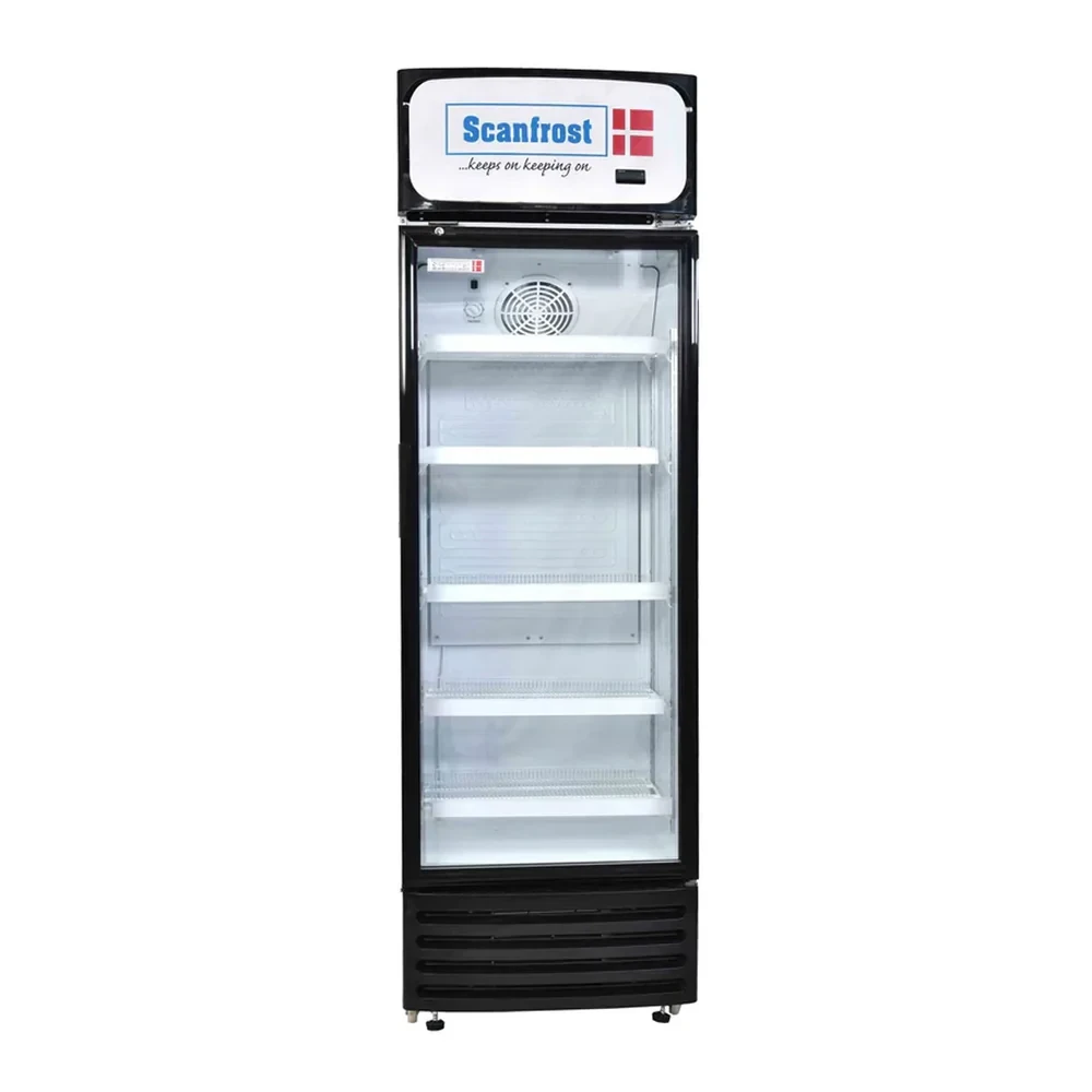 ScanFrost 400L Single Door Beverage Cooler – SFUC400, Inox Finish