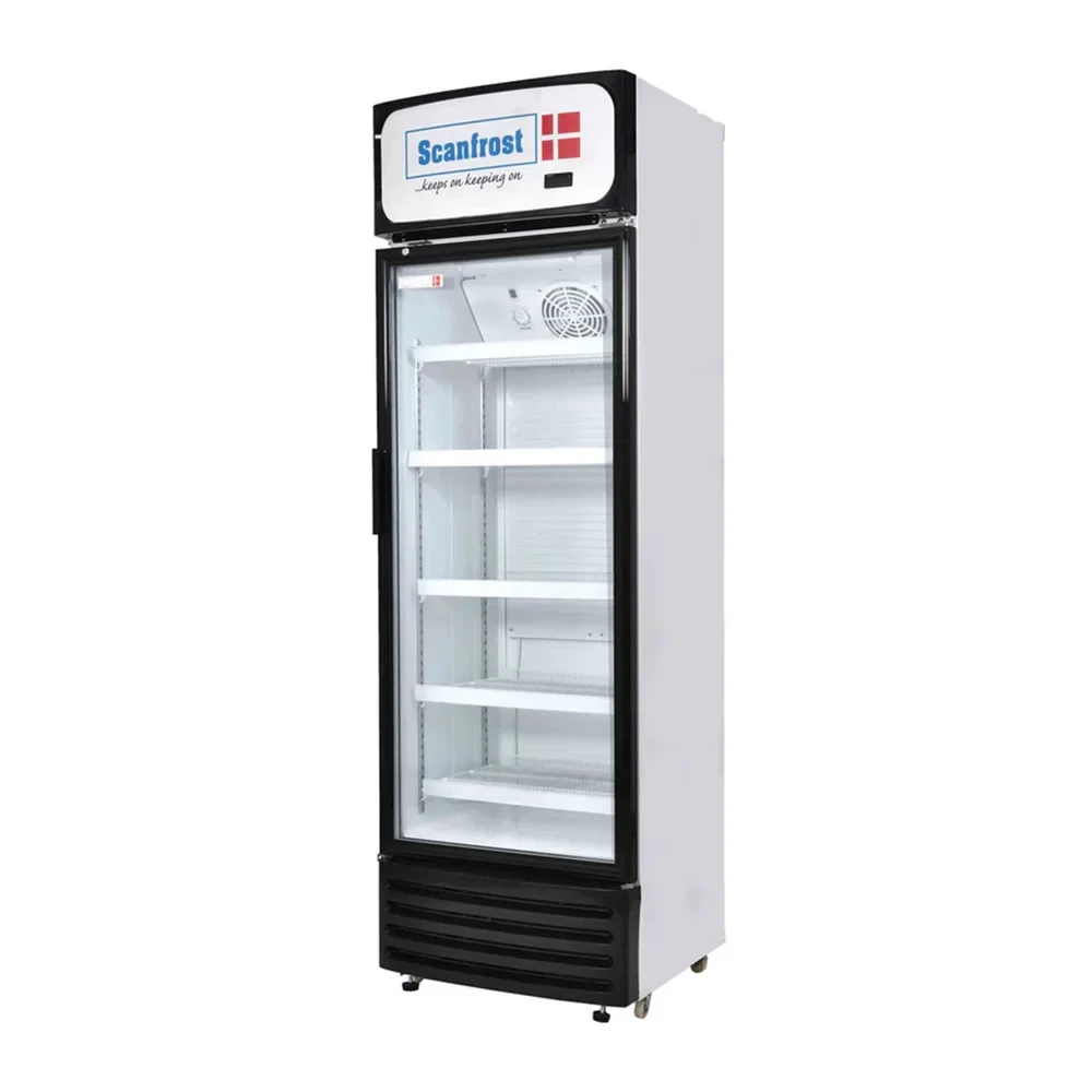 ScanFrost 400L Single Door Beverage Cooler – SFUC400, Inox Finish