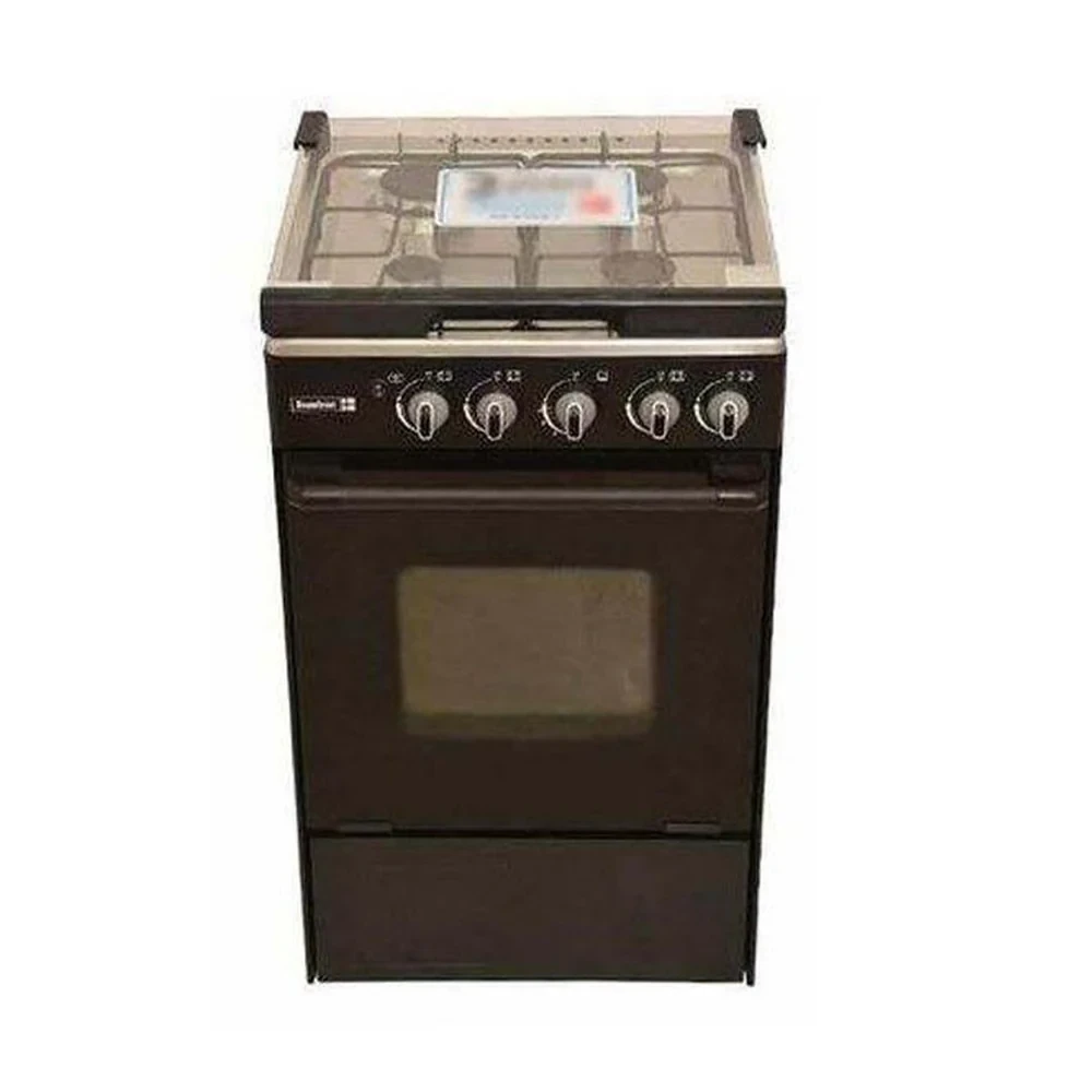 ScanFrost 50x50 cm 4-Burner Gas Cooker – SFC5402B, Black